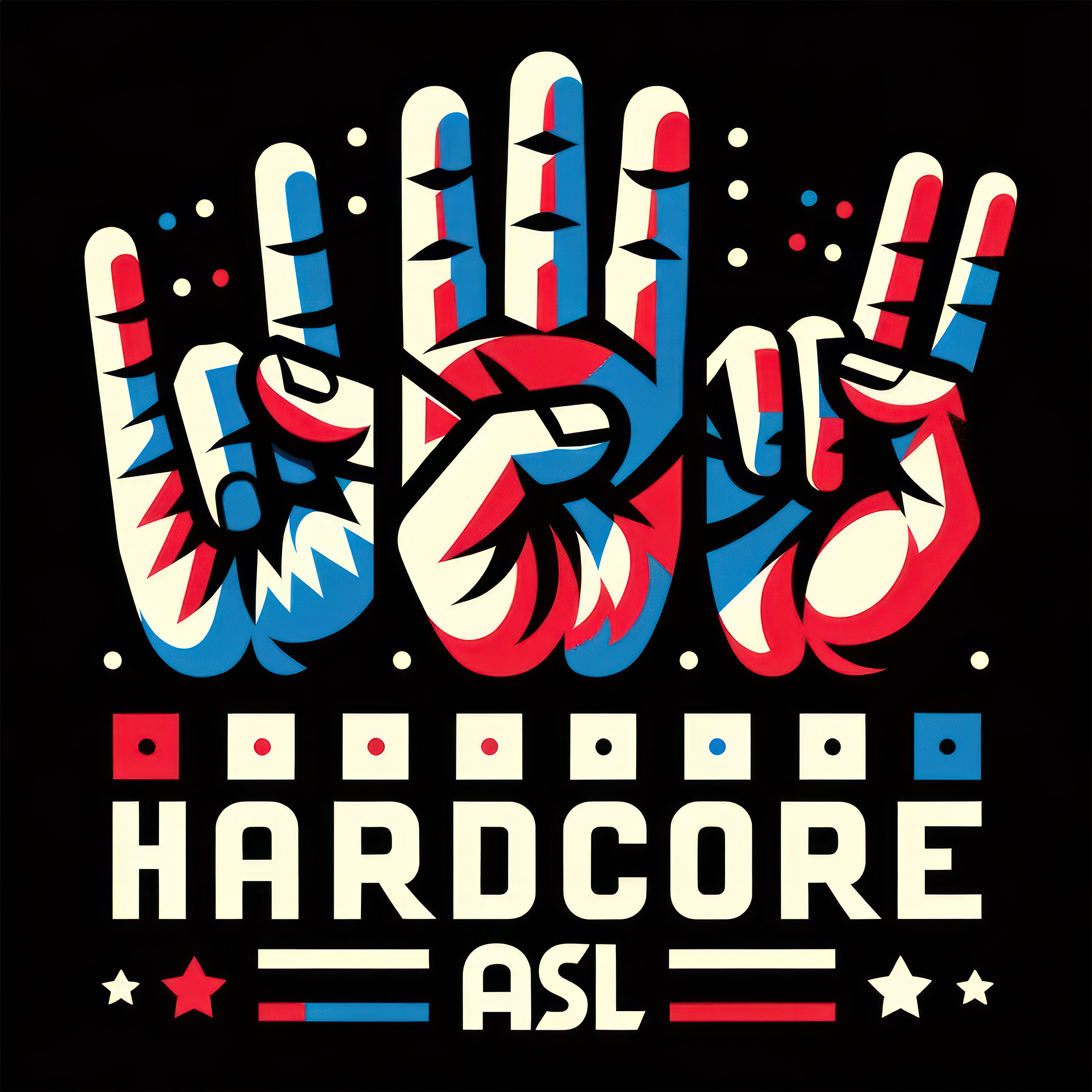HardcoreASL.com Logo in black!